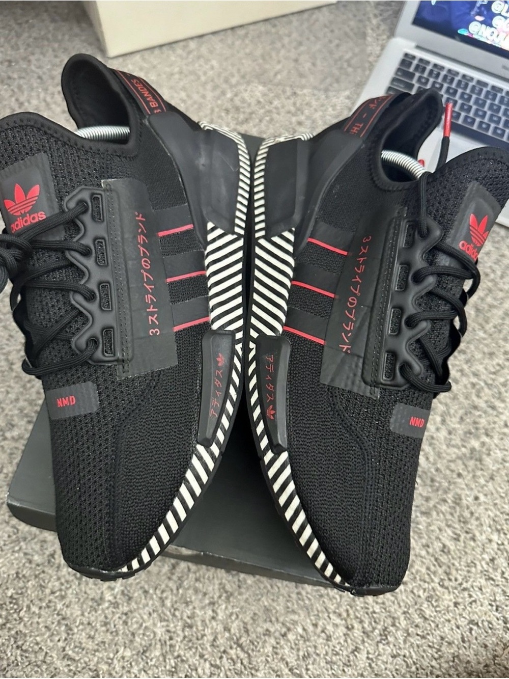 adidas NMD_R1 V2 “Dazzle Pack – Core Black”- size 10.5